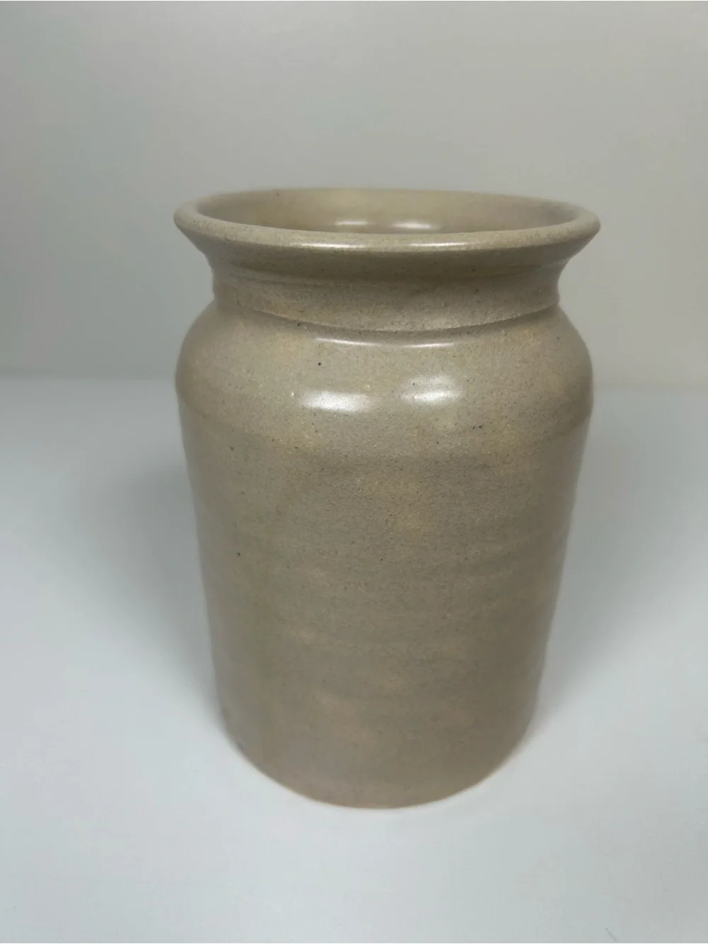 Nancy Sampson 6” Vintage 1988 Stoneware Pottery Jar Westborough Westminster Mass